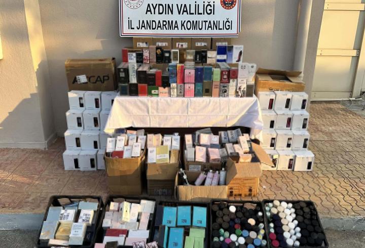 Aydın’da 4 milyon liralık kaçak kozmetik ürünü ele geçirildi