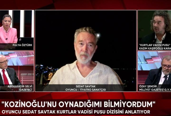 Kurtlar Vadisi Pusu yeniden gündemde! Kazım Kaşifoğlu'nu oynayan Sedat Savtak CNN Türk'te anlattı