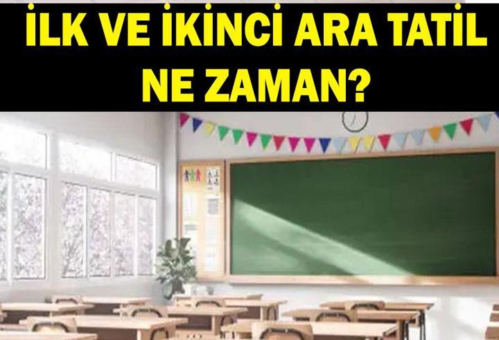 MEB ARA TATİL TARİHLERİ: İlk ara tatil ne zaman? 2026 - 2027 ara tatil tarihleri