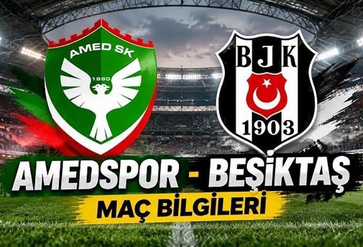Beşiktaş – AmedSportif maçı ne zaman, saat kaçta, hangi kanalda? İşte maç yayın izleme bilgileri: Amedspor Beşiktaş maçı şifreli mi, şifresiz mi?