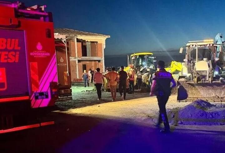İstanbul'da inşaat alanında göçük: 1 ölü, 1 yaralı! Gözaltılar var