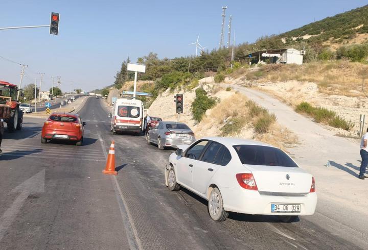 Gaziantep’te zincirleme kaza; 1 yaralı