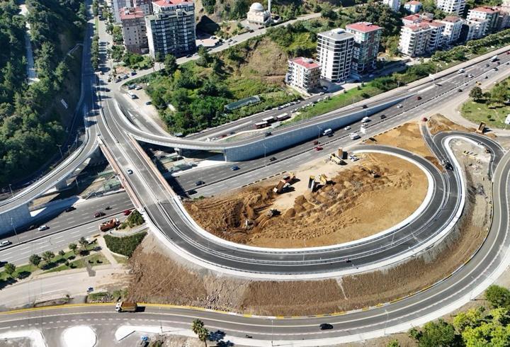 Samsun’da Kenan Şara kavşağı düzenlemesi Atatürk bulvarını rahatlattı