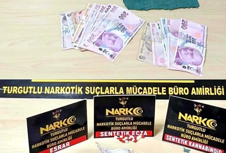 Manisa'da uyuşturucu operasyonu: 3 gözaltı