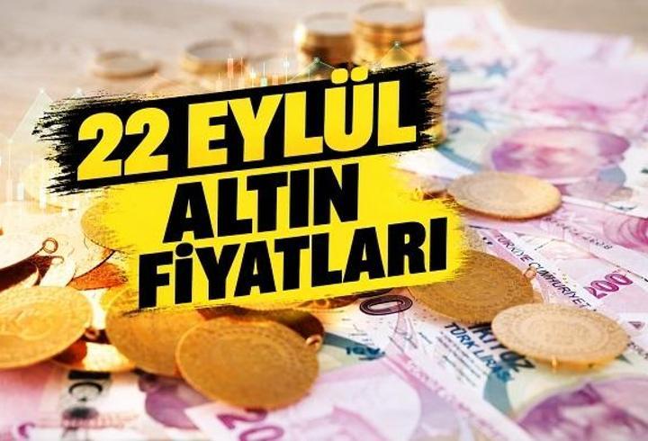 ALTIN FİYATLARI 22 EYLÜL CANLI | Gram altın ne kadar, çeyrek altın kaç TL? Kapalıçarşı altın fiyatları alış-satış tablosu!