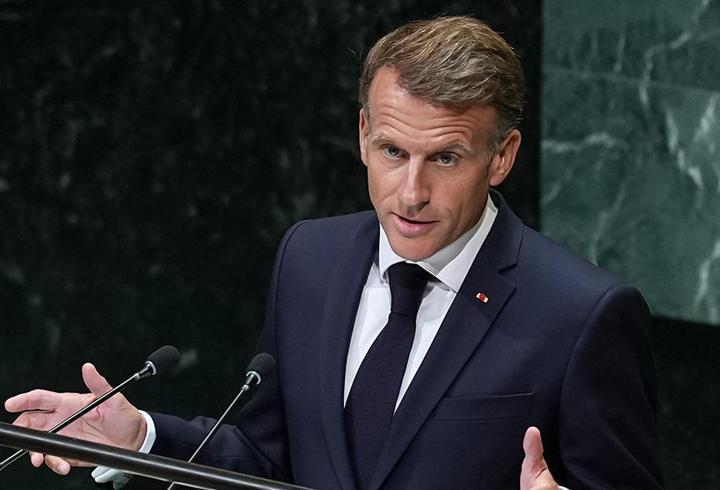 Macron'dan BM'de Gazze mesajı: "Manzara hepimiz için utanç verici"