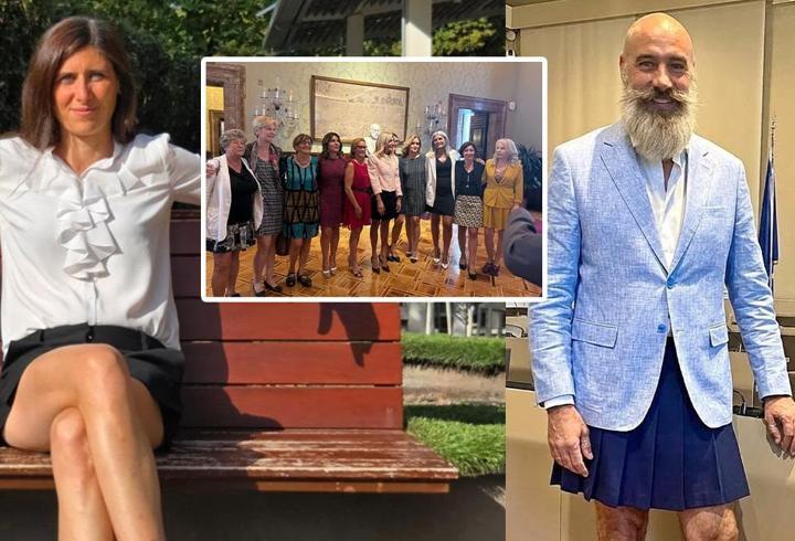 İtalya'yı karıştıran 'etek boyu' tartışması: Bakanın sözlerine siyasetçilerden mini etekli yanıt geldi