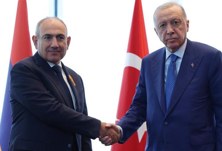 BM diplomasisi! Cumhurbaşkanı Erdoğan, Paşinyan'ı kabul etti