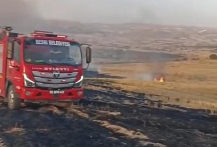 Adıyaman'da anız yangını söndürüldü