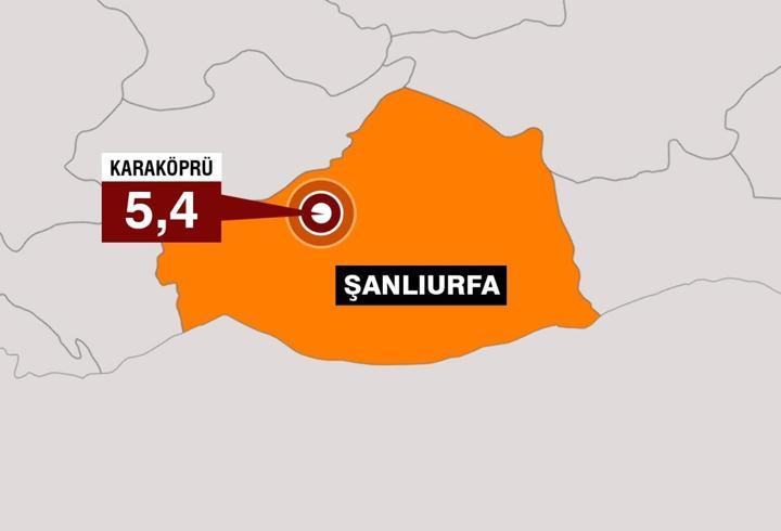 SON DAKİKA! Şanlıurfa'da 5,4 büyüklüğünde deprem! Vali Şıldak: Can kaybı ve yıkım yok