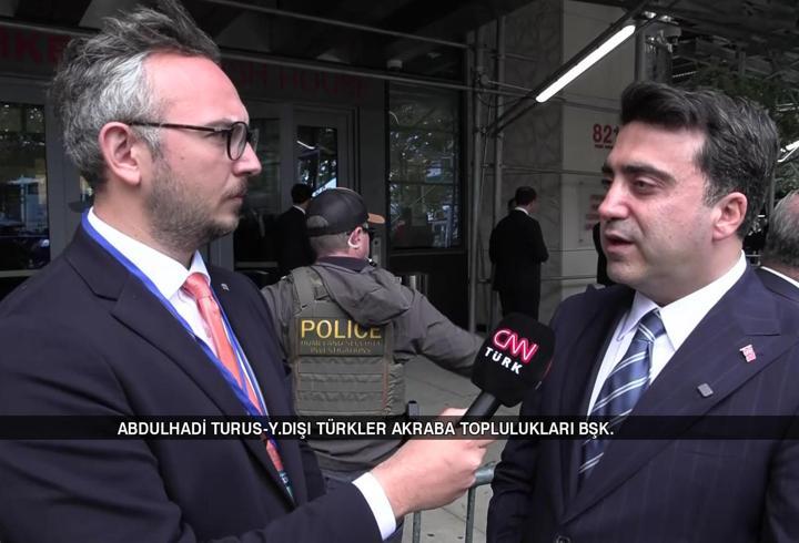 Yurt Dışı Türkler Akraba Toplulukları Başkanı CNN TÜRK'te: "Türk diasporasının gücü çok önemli"