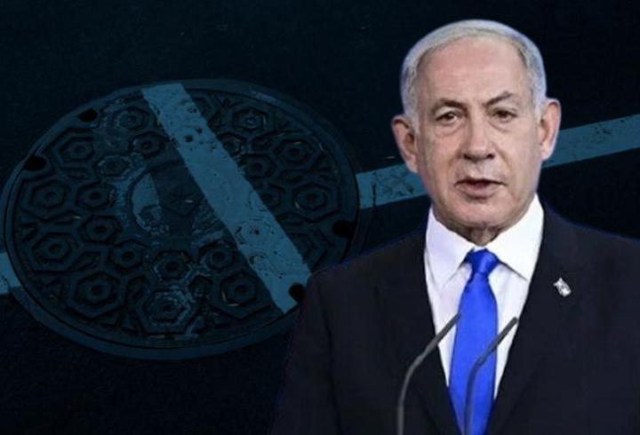Uçuş paniğine kanalizasyon da eklendi: Netanyahu'nun otelinin yakınındaki görüntüler gündemde!