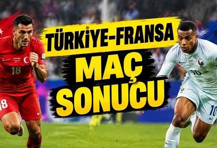 TÜRKİYE - FRANSA MAÇ SONUCU | Türkiye Milli maçı kaç kaç bitti? A Milli Takım sahadan kaç kaç ayrıldı?