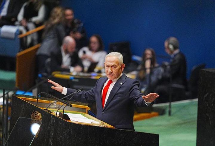 77 ülke temsilcisi ona dayanamadı! BM'de Netanyahu'ya yine tepki