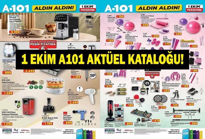 A101 1 EKİM 2026 AKTÜEL KATALOĞU YAYINLANDI: A101'de Bu Hafta Neler İndirimde? 1 Ekim Aktüel Katalog Ürünleri