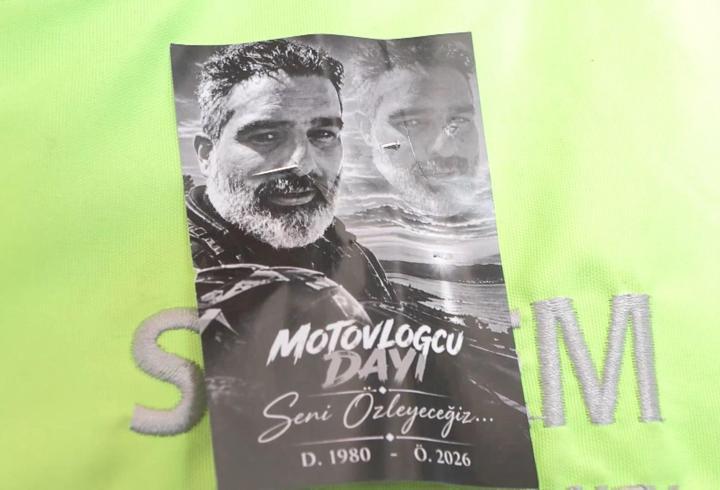 'Motovlogcu Dayı' olarak tanınan Cumhur Kahriman son yolculuğuna uğurlandı