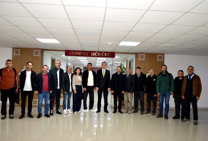 Çorum İl Emniyet Müdürü Erkol, gazetecilerle bir araya geldi