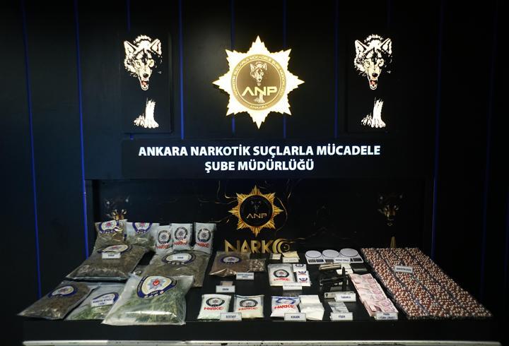 Ankara’da narkotik operasyonları: 32 tutuklama