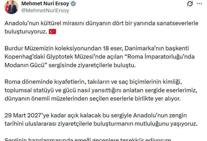 Burdur Müzesi eserleri, Danimarka'da sanatseverlerle buluşacak