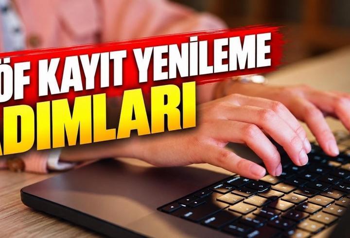 AÖF KAYIT YENİLEME EKRANI 2026: AÖF kayıt yenileme nasıl ve nereden yapılır?