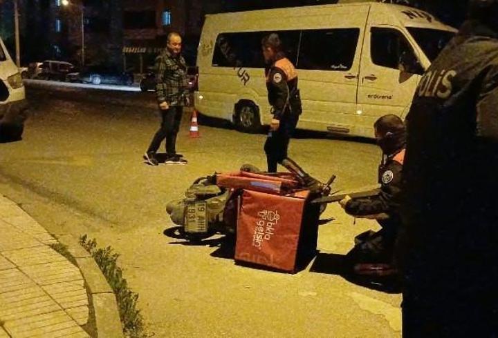 Kaçarken motosikletiyle polise çarpan sürücünün üzerinden uyuşturucu hap çıktı