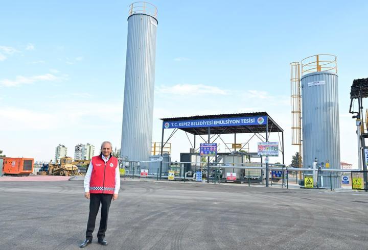 Kepez Belediyesi Emülsiyon Tesisi açılıyor
