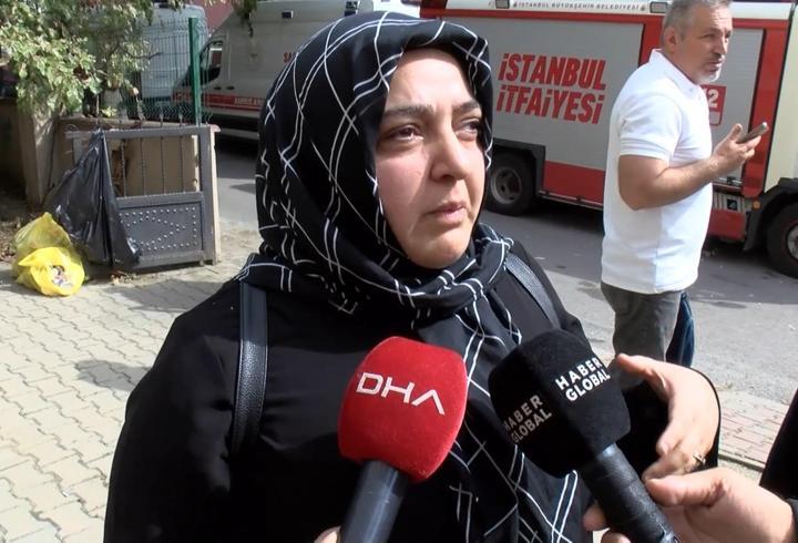 Maltepe’de binanın çöktüğü anları görenler konuştu: Deprem olduğunu zannettik