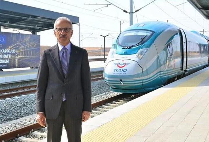 Ulaştırma ve Altyapı Bakanı Uraloğlu: Cumhurbaşkanı Erdoğan, Çerkezköy–Kapıkule Demiryolu Hattı’nı hizmete açacak