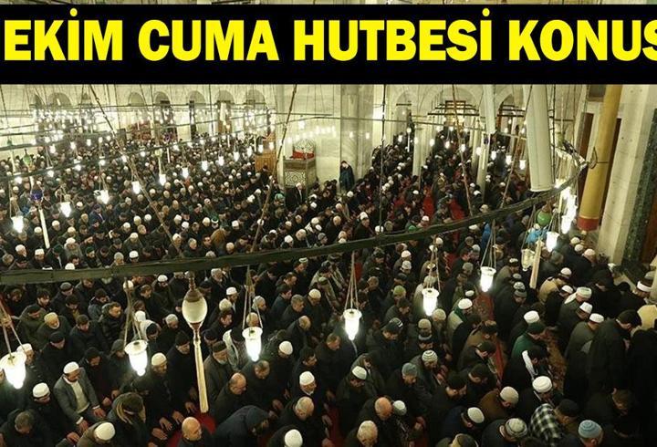 9 EKİM CUMA HUTBESİ KONUSU VE PDF METNİ: İnsanlığın Sınavı Gazze