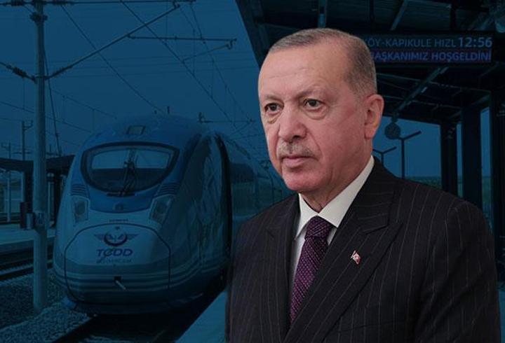 SON DAKİKA... Çerkezköy-Kapıkule hızlı tren hattı açılıyor! Cumhurbaşkanı Erdoğan'dan açıklamalar