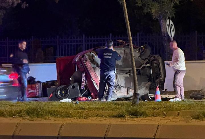 Kayseri’de otomobil ile motosiklet çarpıştı: 1 yaralı