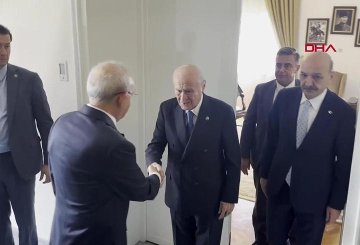 SON DAKİKA! Devlet Bahçeli ve Kemal Kılıçdaroğlu TBMM'de bir görüşme gerçekleştirdi