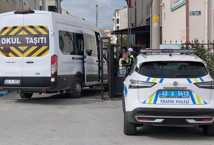 Kütahya'da okul servisleri denetlendi