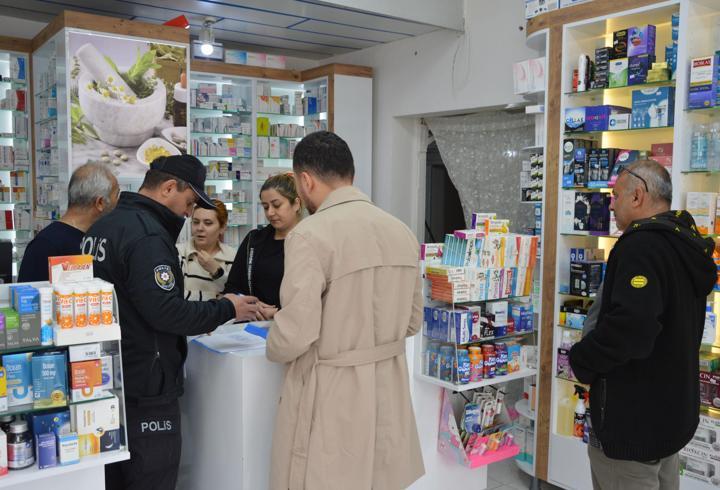 Havza'da eczane denetimi yapıldı
