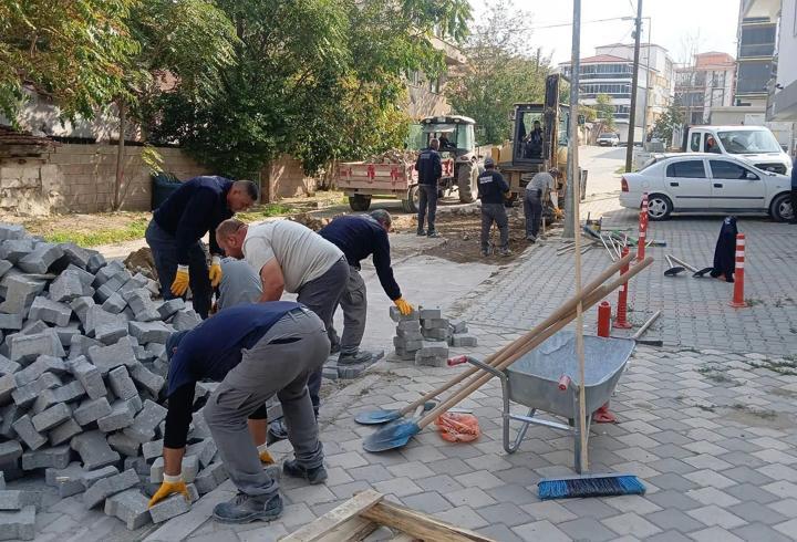 Kırıkkale'de üstyapı çalışmaları devam ediyor