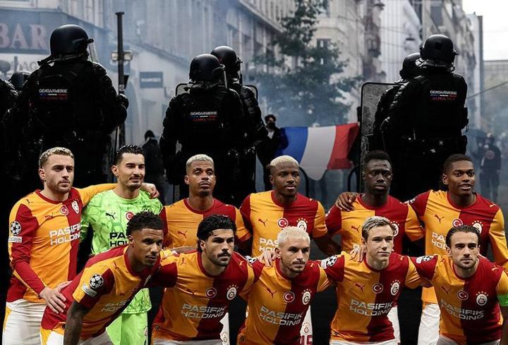 Galatasaray'ın Şampiyonlar Ligi maçı öncesi Fransa'da yoğun güvenlik önlemleri