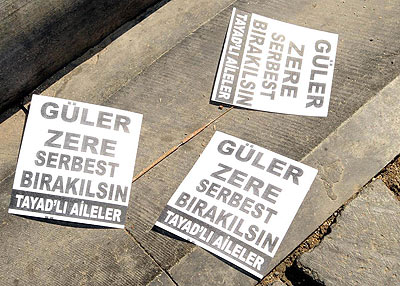 Güler Zerenin kelepçesi çıkarıldı