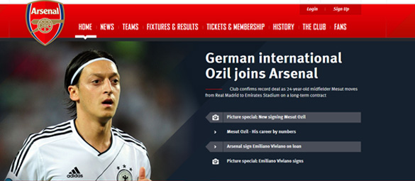 Mesut Özil Arsenalde