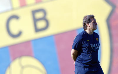 Neymar ve Martino ilk kez antrenmanda
