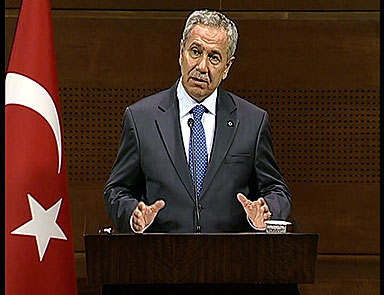 Arınçtan bayrak yakma görüntüsüne yanıt