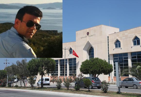 Polis adliye önünde intihar etti