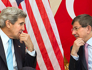 Davutoğlu ve Kerry Mısırı görüştü