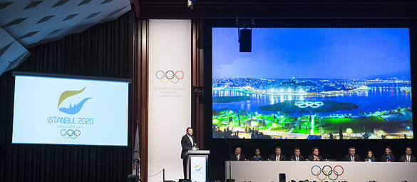 İstanbul 2020 heyeti sunum yaptı