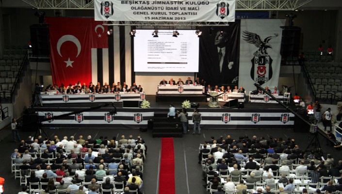 Beşiktaşta genel kurul geç başladı, erken bitti