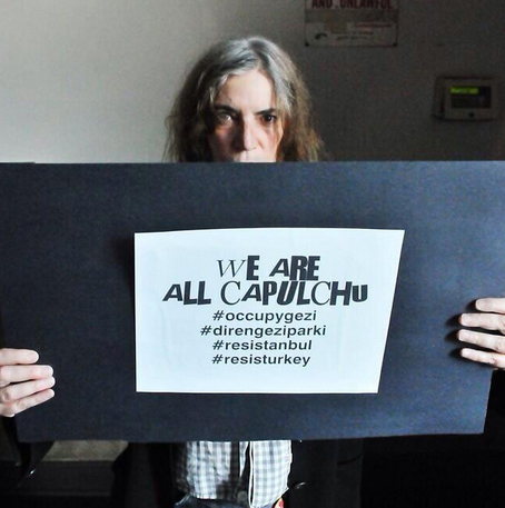 Patti Smith de çapulcu