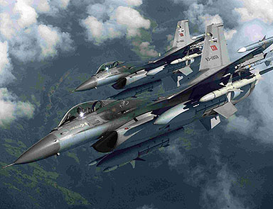 F-16 uçağı düştü