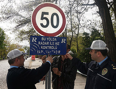 Radar levhaları kalkıyor