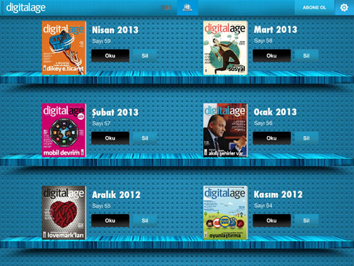 Digital Age ücretsiz olarak iPad’de