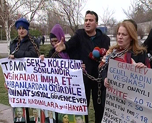 Mecliste köle eylemi