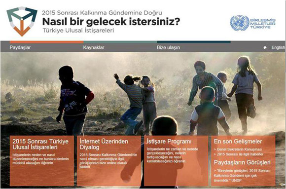 Küresel kalkınma gündemi için Türkiyenin fikri alınıyor